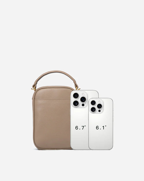 Compact Crossbody Bag with Glasses Slot