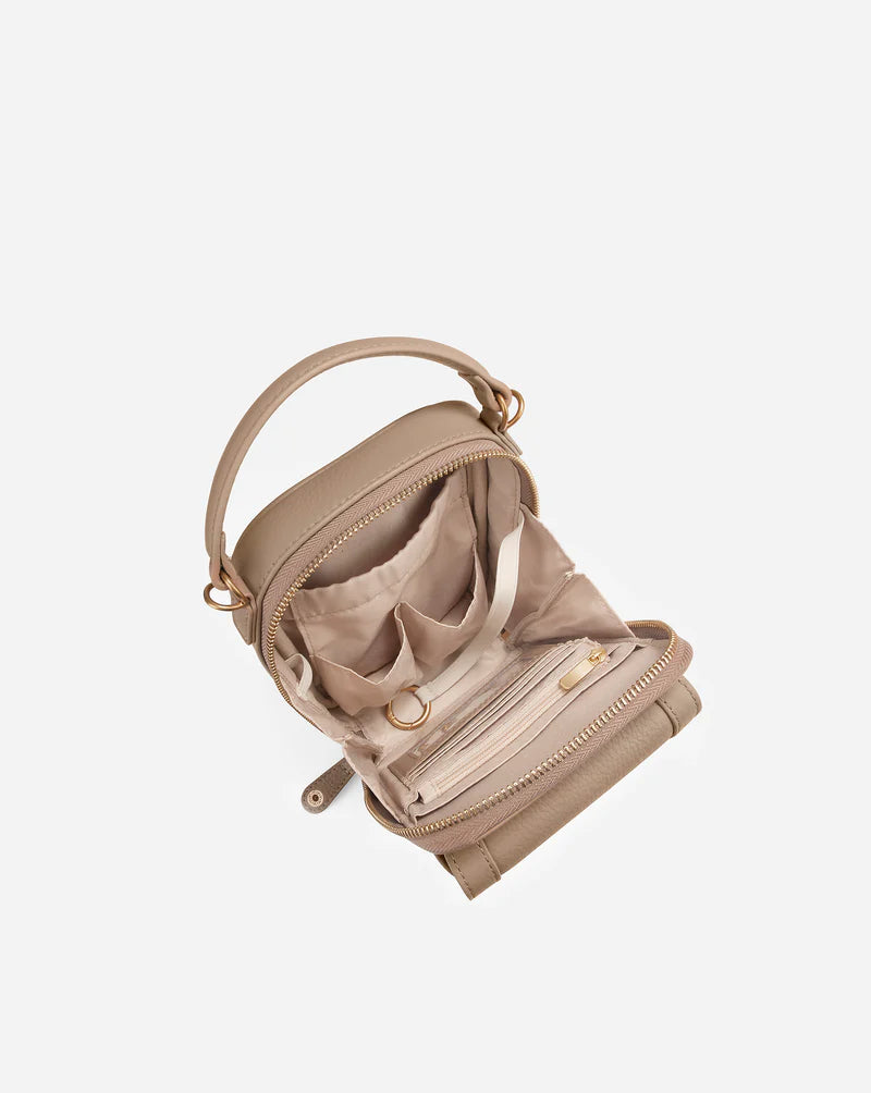 Compact Crossbody Bag with Glasses Slot
