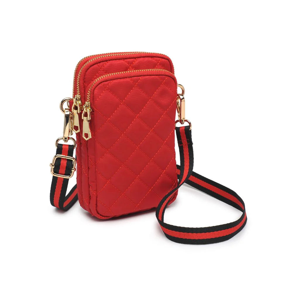 Diamond Quilt Phone Sling Bag