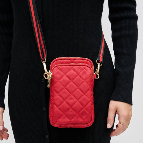 Diamond Quilt Phone Sling Bag
